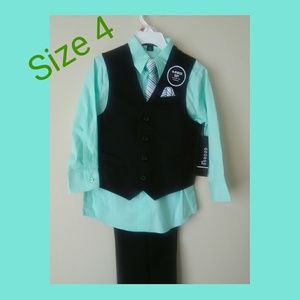 Boys 4 piece dress suit